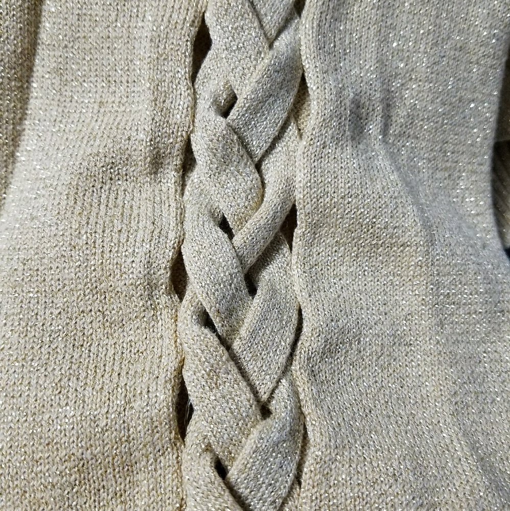 Beautiful Denim 24/7 gold sweater, 1X fits 2X - Picture 6 of 7
